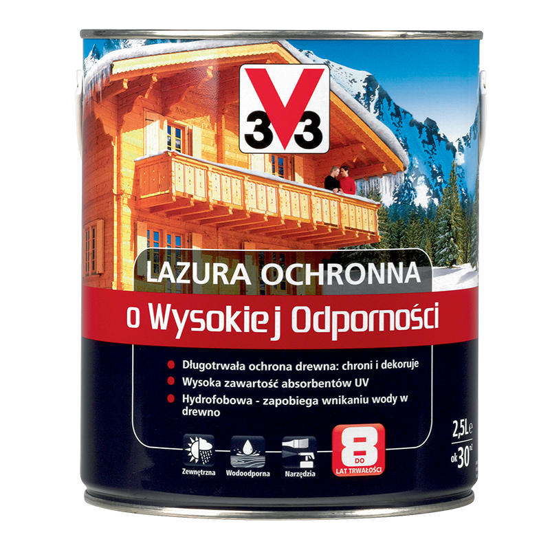 Lazura ochronna o wysokiej odporności