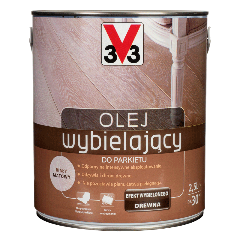 Olej wybielający do parkietu